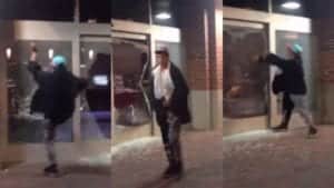Charlotte Rioting "Thug" Destroys Innocent Business