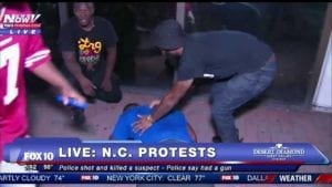GRAPHIC VIDEO: North Carolina Protester Shot