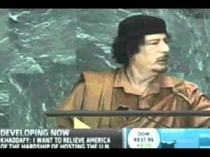 Muammar Gaddafi U.N Speech