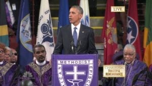 President Obama Delivers Eulogy at Charleston Shooting Funeral of Clementa Pinckney