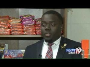 A student at Alabama A&M Student Starts A Food Pantry Out Of His Dorm To Give Back
