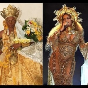 Beyonce channels Yoruba Goddess Oshun at Grammy's Performance