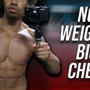 10 min Home Chest Workout - No Weights Follow Along