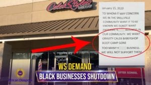 WS Send Letters To Black Owned Businesses Demanding They Shutdown