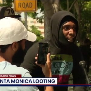 Santa Monica Man Explains Looting To FOX 11 Reporter Phil Shuman