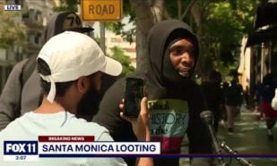 Santa Monica Man Explains Looting To FOX 11 Reporter Phil Shuman 25