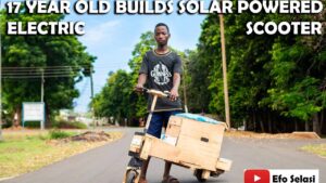 How A 17 Year Old From Ghana Created His Own Solar Powered Scooter