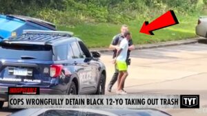 Idiot Cops Wrongfully Detain Black 12-Year-Old Taking Out Trash