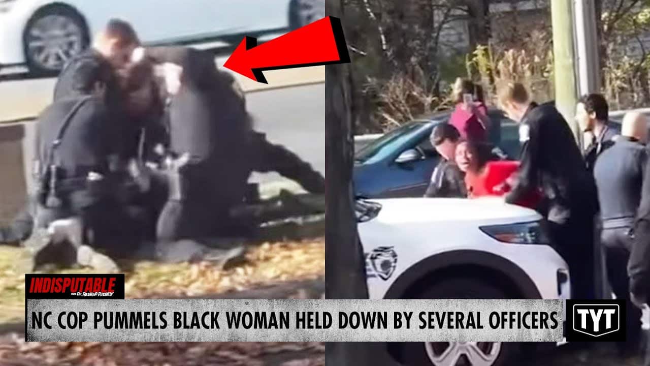 Cop Rains Blows On Black Woman Held Down By Several Officers