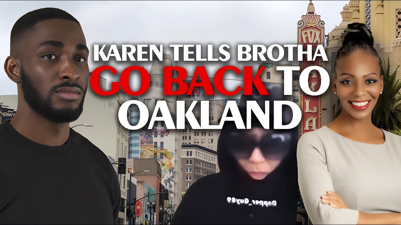 Brotha Roasts Senior Citizen Karen For Telling Him To Go Back To Oakland